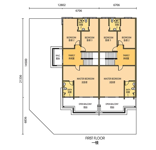 1st Floor Plan