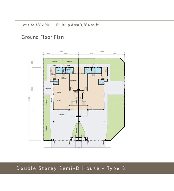 Ground Floor 底楼平面图