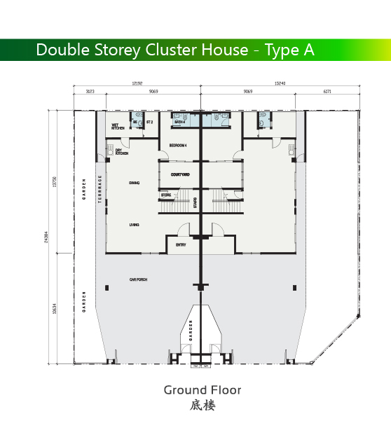 Ground Floor 底楼平面图
